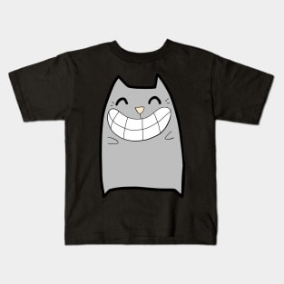 happy cat and happy to see you Kids T-Shirt